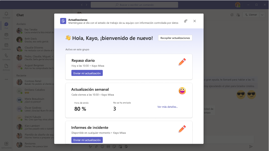 Novedades en Chat2