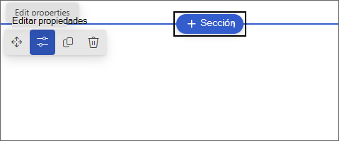 Captura de pantalla del botón Editar propiedades.