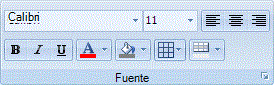 Imagen de la cinta de opciones de Access