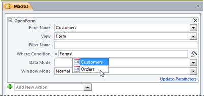 Uso de IntelliSense para escribir una expresión