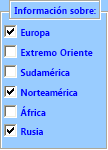 Ejemplo de un control de casilla ActiveX