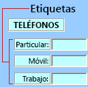Ejemplo de un control de etiqueta ActiveX