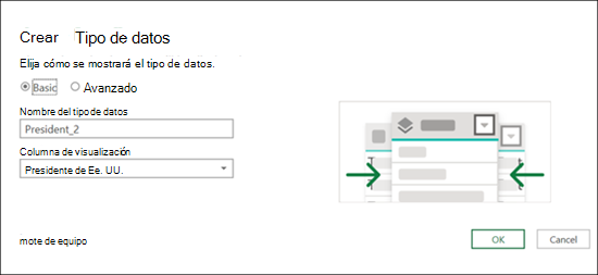 Crear tipo de datos