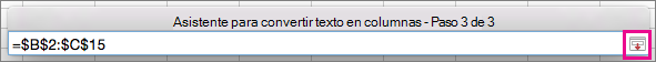 Haga clic en el botón Expandir