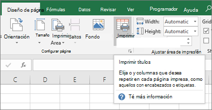 Imprimir títulos