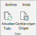 Actualizar una tabla dinámica