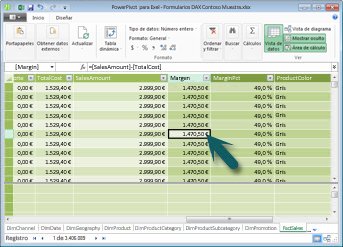 Contexto de la fila en PowerPivot