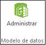 Botón Administrar en la cinta de opciones de PowerPivot