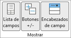 Imagen de la cinta de Excel