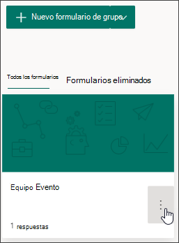 Más opciones de configuración para formularios de grupo