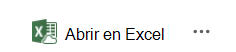 Abrir en el punto de entrada de Excel para una solución de sincronización de datos antigua