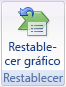 Botón Restablecer gráfico