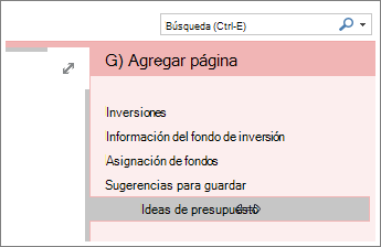 Convertir una página en subpágina o promover una subpágina a página.