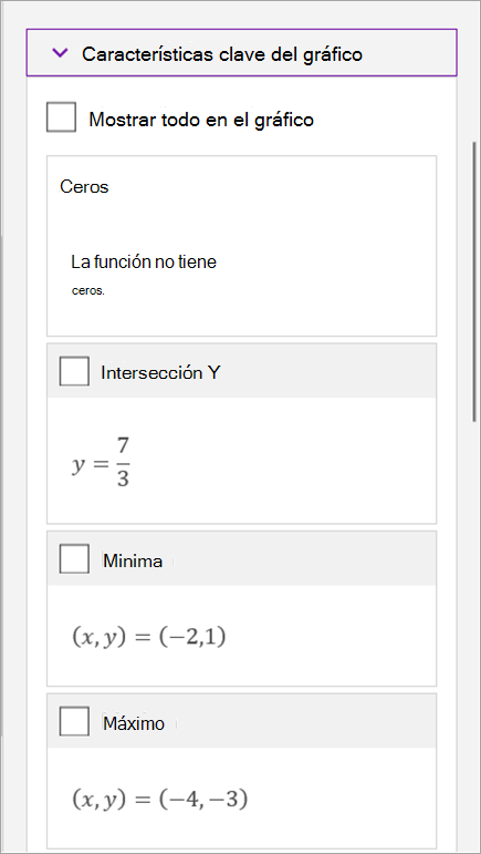 Escribir una ecuación matemática en OneNote para Windows 10