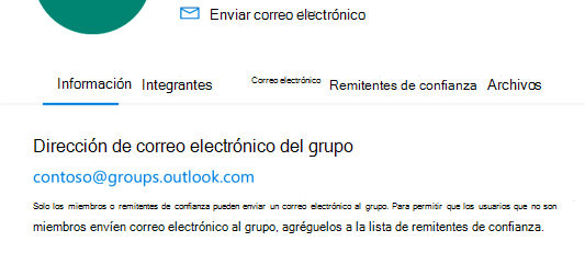 Agregue remitentes de confianza a un grupo de Outlook.com.