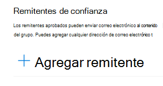 Puede agregar una dirección de correo electrónico a la lista de remitentes de confianza.