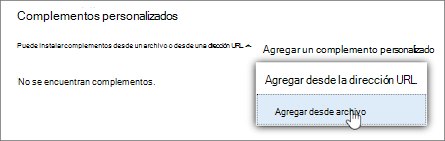 Complementos personalizados