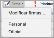 Menú Firma
