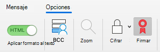 Se muestra el botón de inicio de sesión en un mensaje de correo electrónico