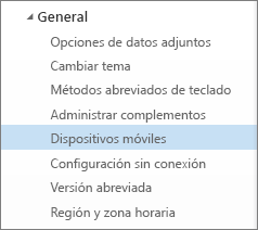 Dispositivos móviles generales >