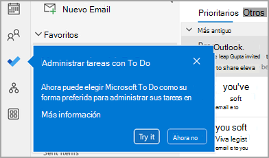 Captura de pantalla que muestra el cuadro de llamada de enseñanza azul.