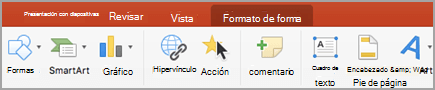Hacer clic en Acción