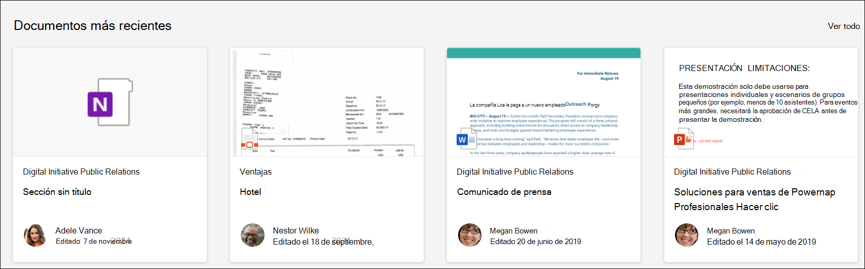 Elemento web resaltado del sitio de concentrador