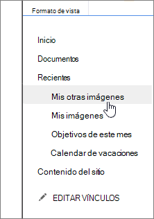 Elementos creados recientemente
