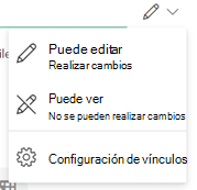 el icono del lápiz indica que los destinatarios pueden editar el archivo