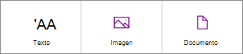 Captura de pantalla de nuevas selecciones de contenido