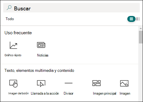 Botón Agregar a la página
