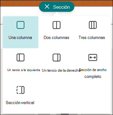 Diseño de la sección