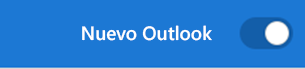 nuevo botón de alternancia de outlook