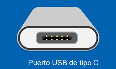 Puerto USB de tipo C