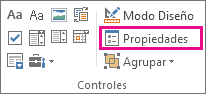 propiedades de control de modo programador
