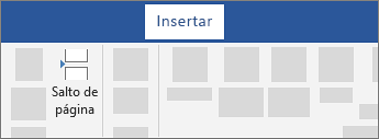Insertar un salto de página