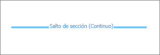 Imagen de salto de sección