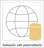 Icono de aplicación web personalizada de Access