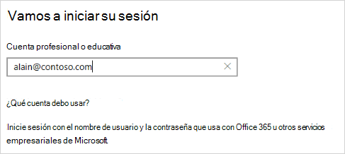 Te permite iniciar sesión en la pantalla
