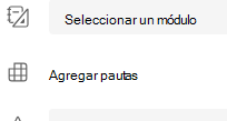 agregar pautas