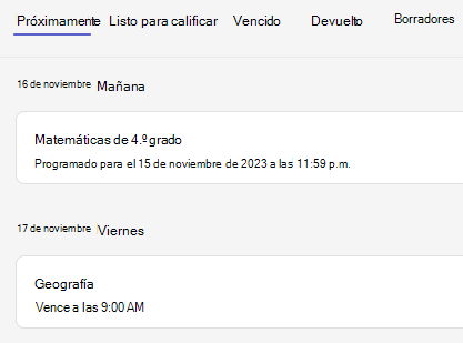 Asignaciones