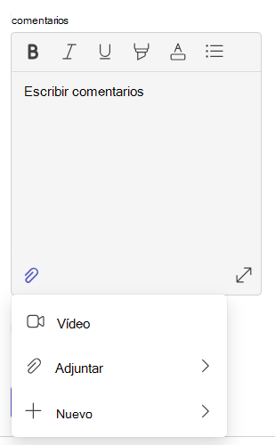 Captura de pantalla de comentarios.