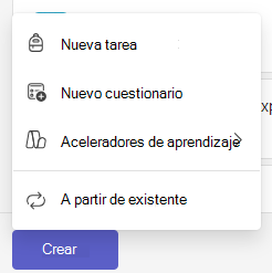 Nueva asignación