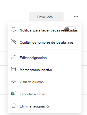 Captura de pantalla de la opción de notificación.