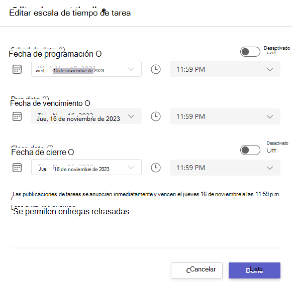 escala de tiempo