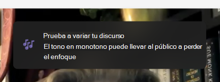 Captura de pantalla de la supervisión del tono.