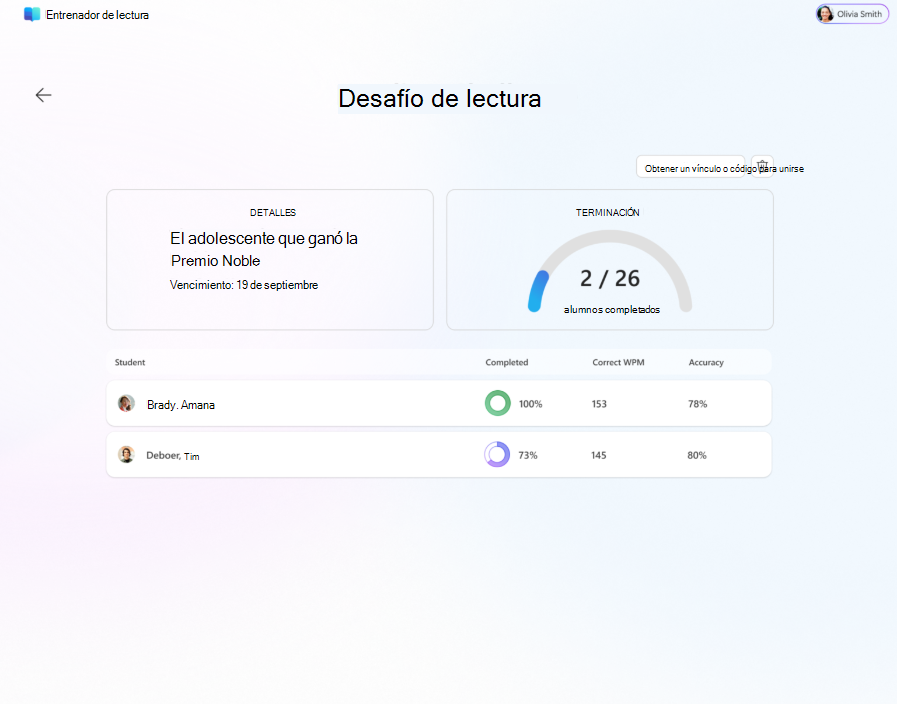 desafío de lectura