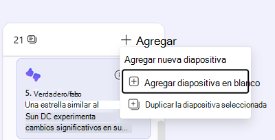 captura de pantalla de cómo agregar una diapositiva en blanco