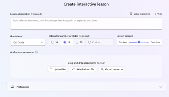 Crear clase interactiva