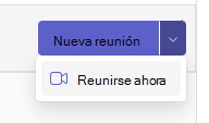 Botón Reunirse ahora